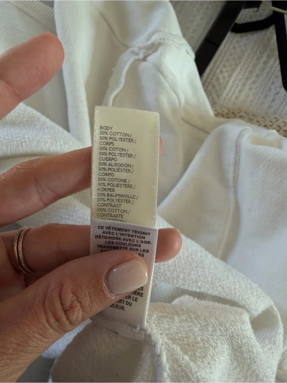 We The Free White Distressed Oversized Sweatshirt - Picture 8 of 9